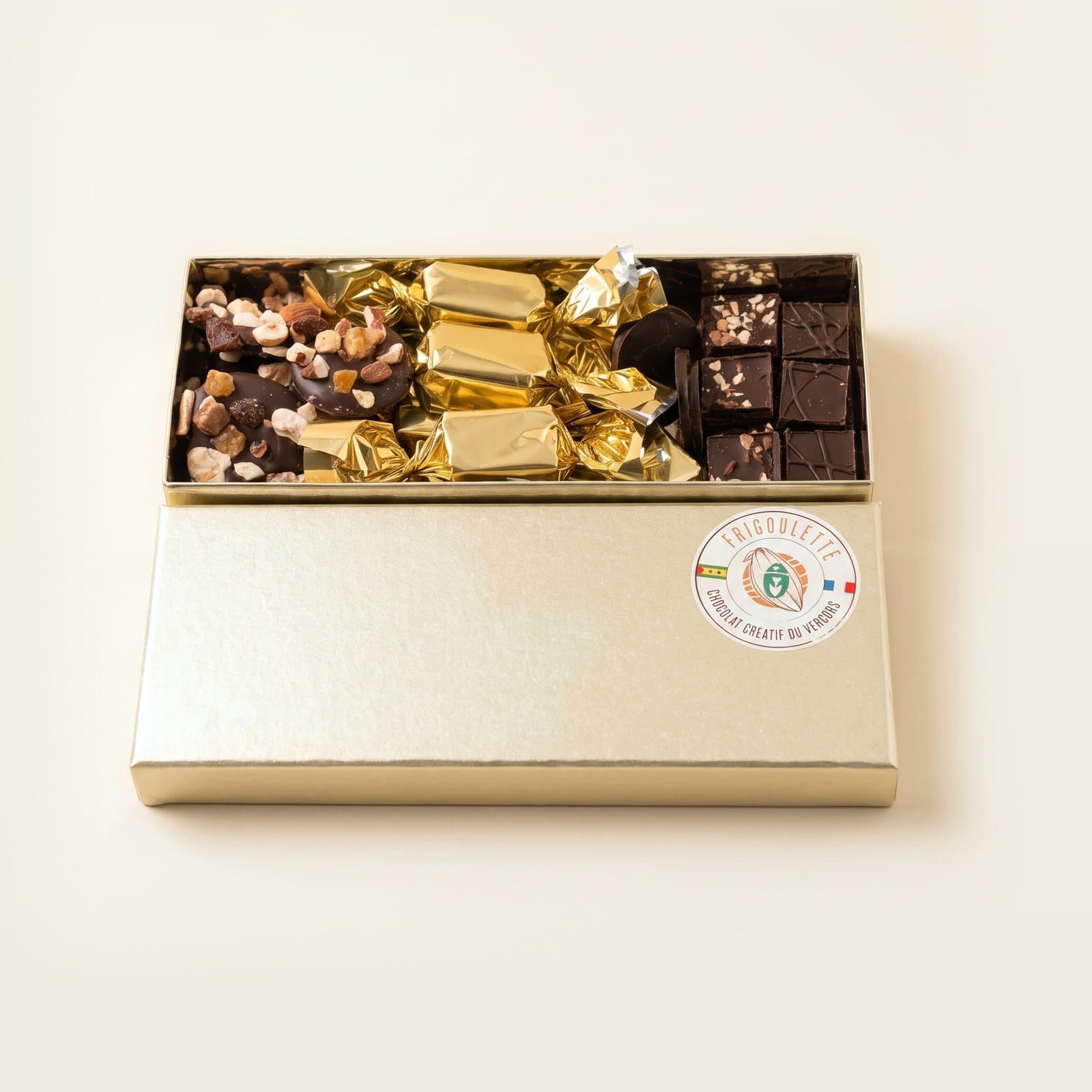 Coffret d’Or, chocolats Frigoulette