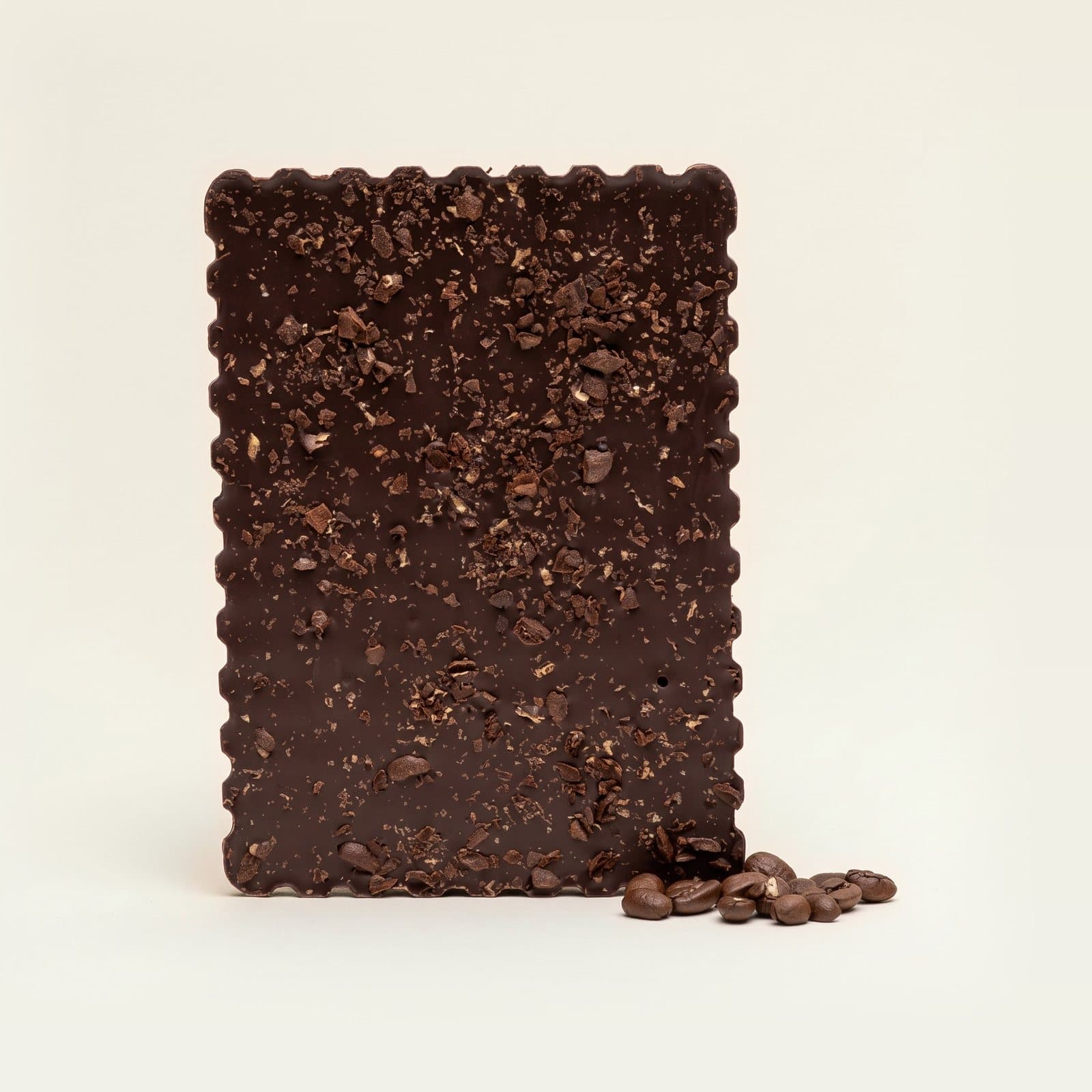 Tablette de chocolat noir Eclats de Café, chocolats Frigoulette