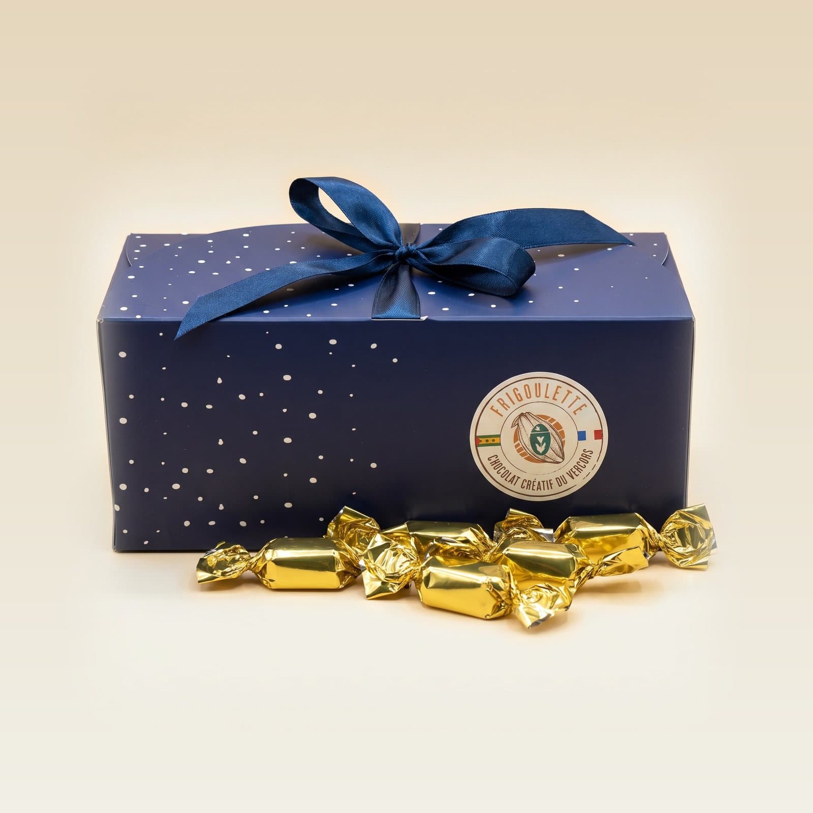 Ballotin scintillant - grand modèle, chocolats Frigoulette