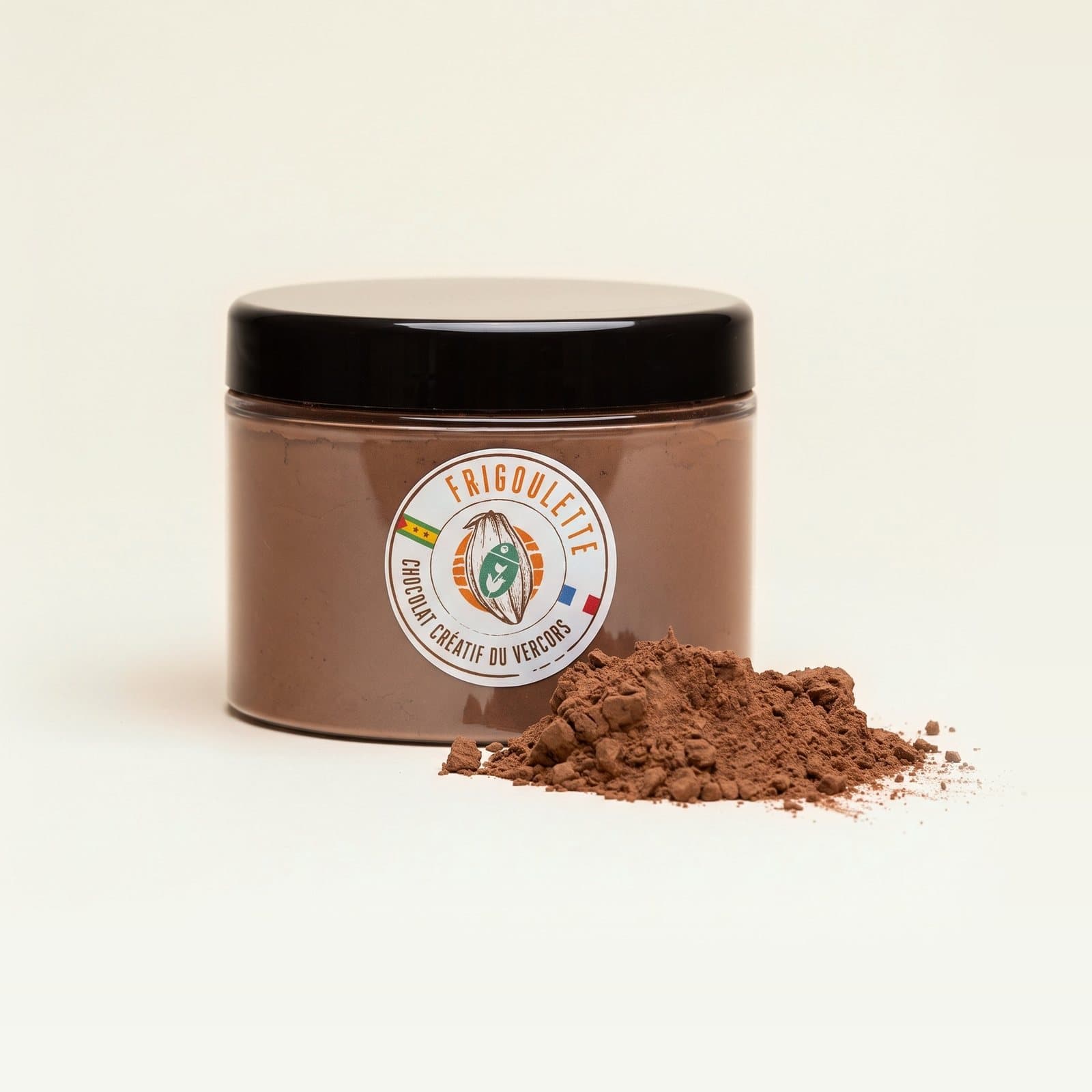 Cacao maigre en poudre, chocolats Frigoulette