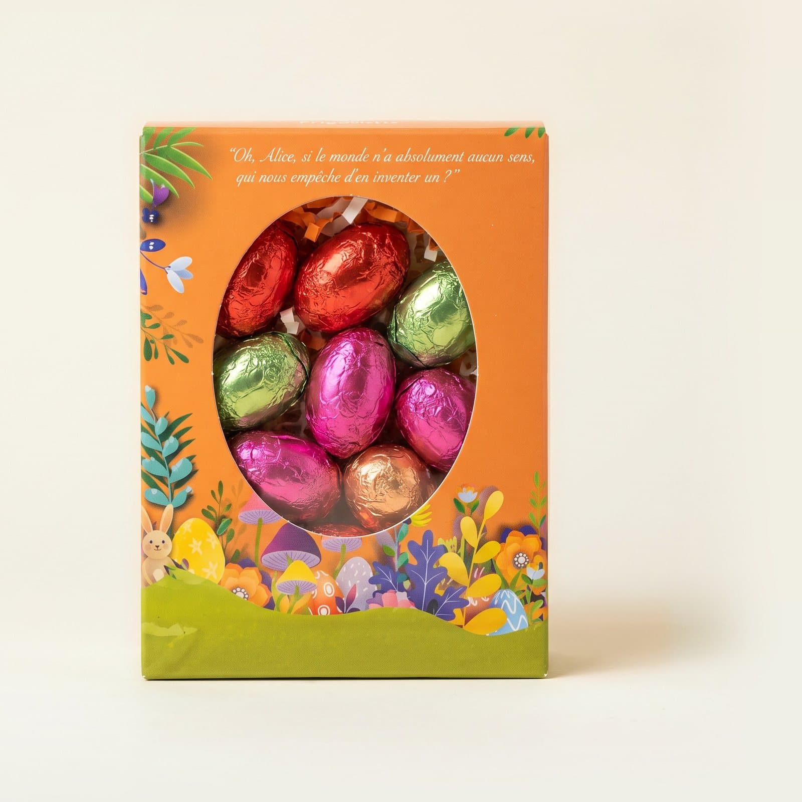 Histoire d’Alice - 11 œufs pralinés noisette, chocolats Frigoulette