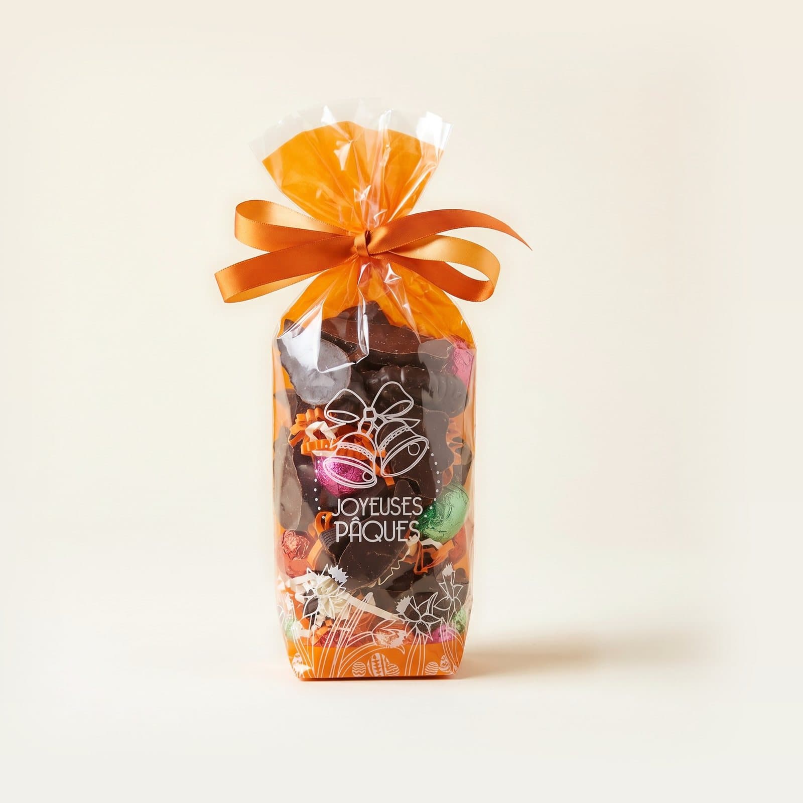Méli Mélo d’oeufs au praliné noisette et friture, chocolats Frigoulette