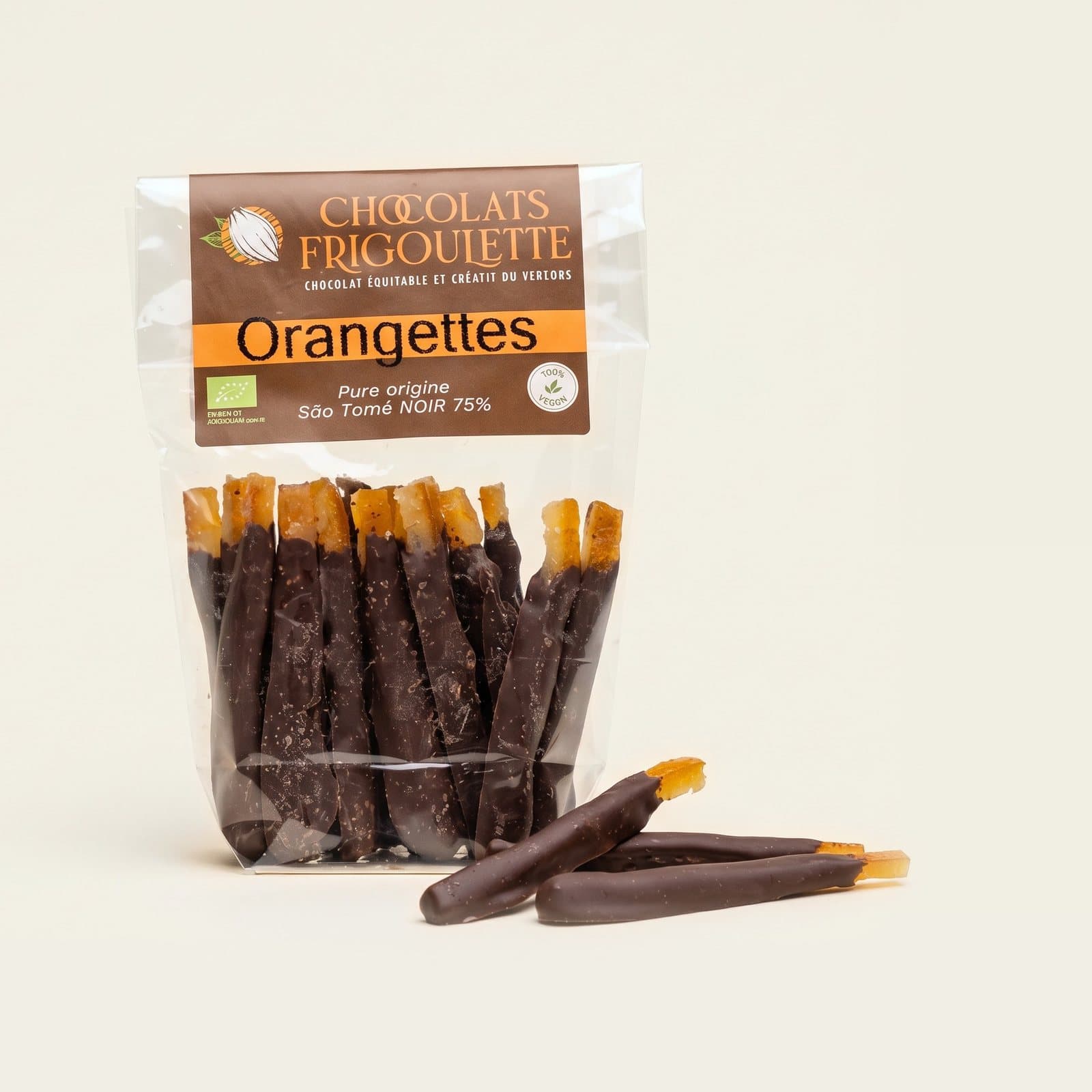 Orangettes, chocolats Frigoulette