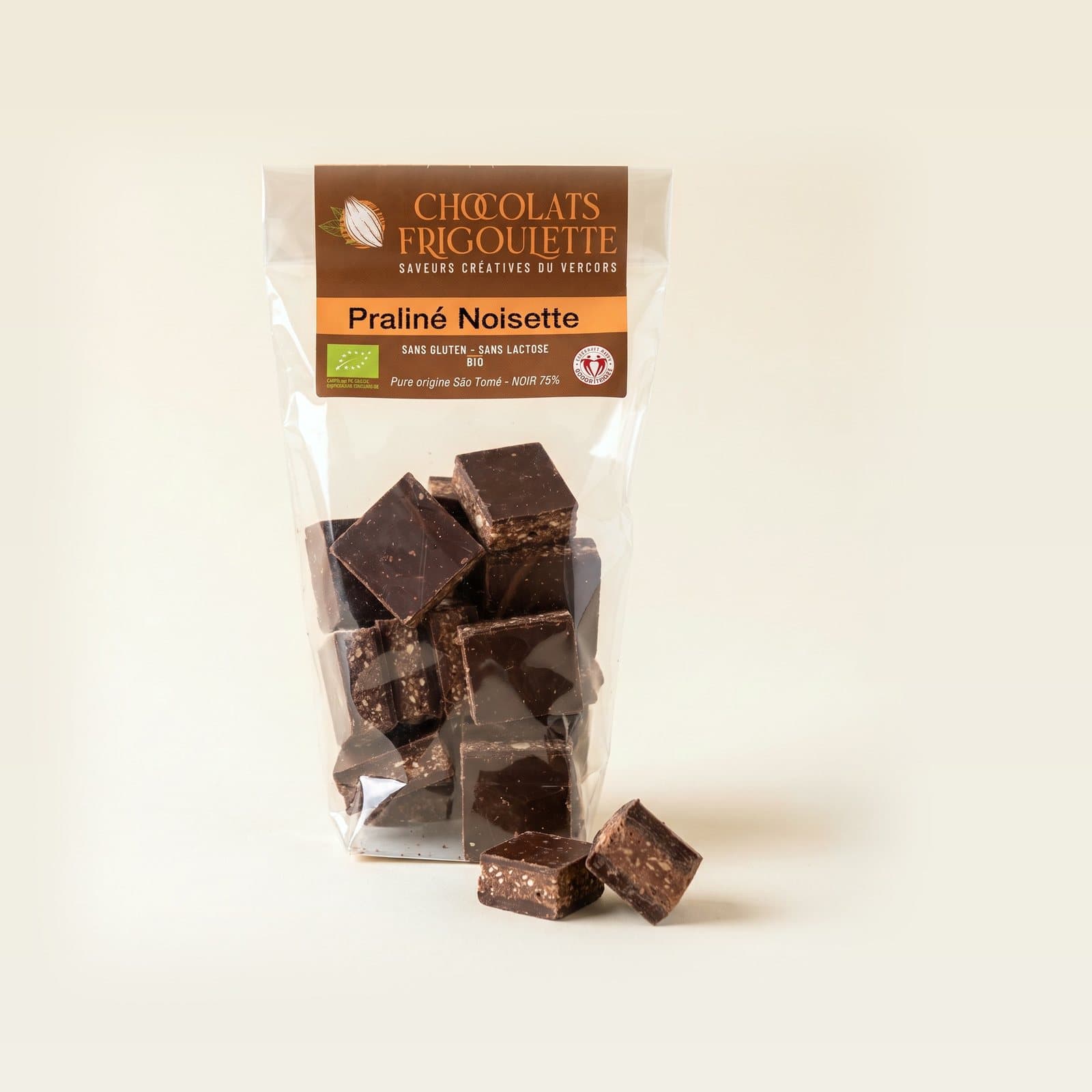 Fourré Praliné noisettes, chocolats Frigoulette