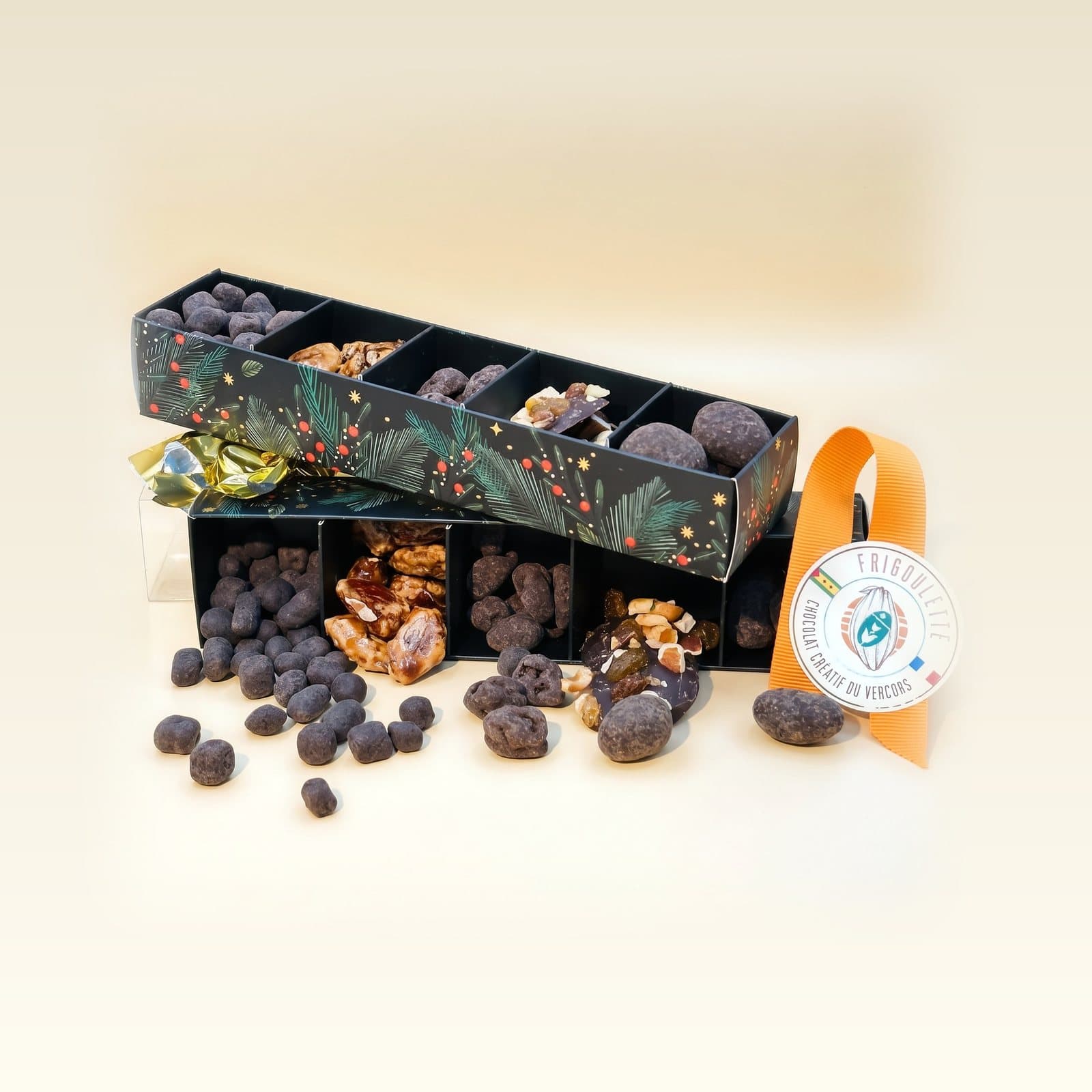 Réglette Forêt enchantée, chocolats Frigoulette