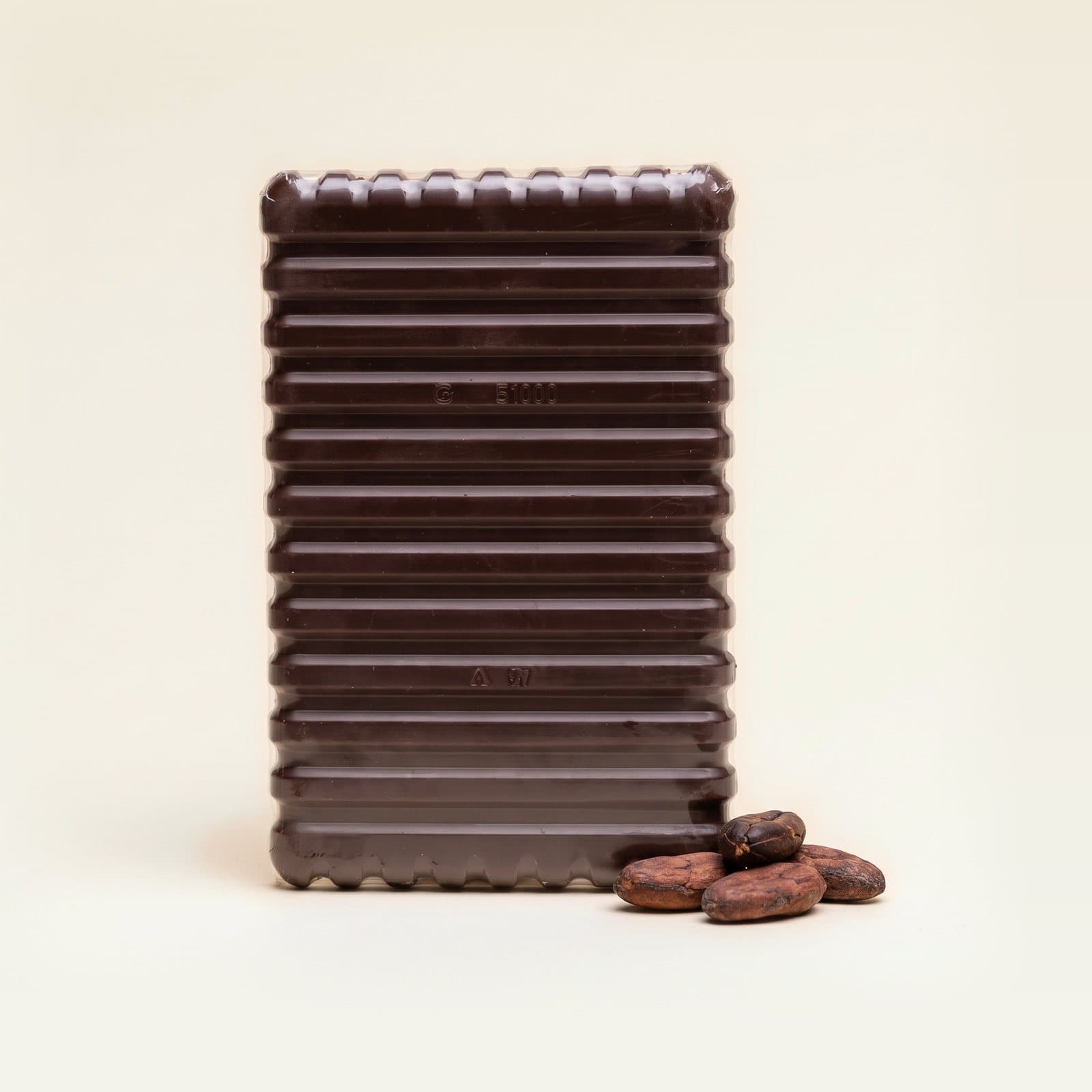 Tablette de chocolat noir Nature 75%, chocolats Frigoulette