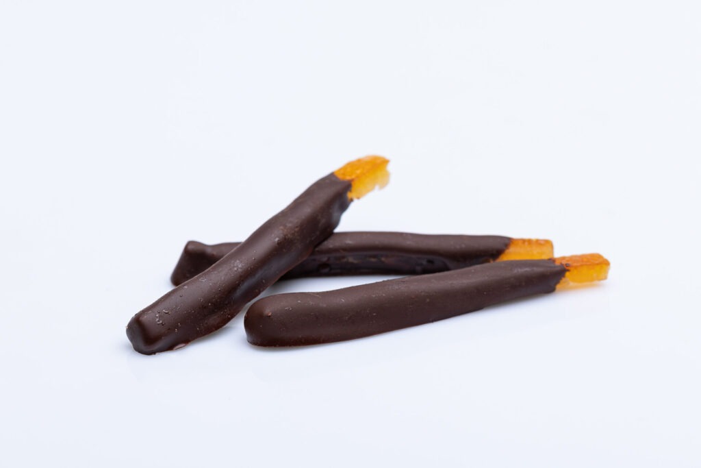 orangettes au chocolat - Chocolats Frigoulette, Vercors, Drome