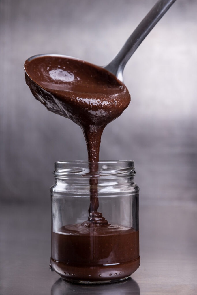 chocolatier Drôme, Chocolats Frigoulette, chocolaterie bio et equitable, achat en ligne Drôme, pâte à tartiner chocolat noir 75%