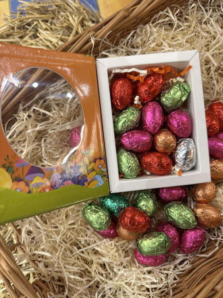 "oeufs de paques, pralinés noisettes, vercors, drome"